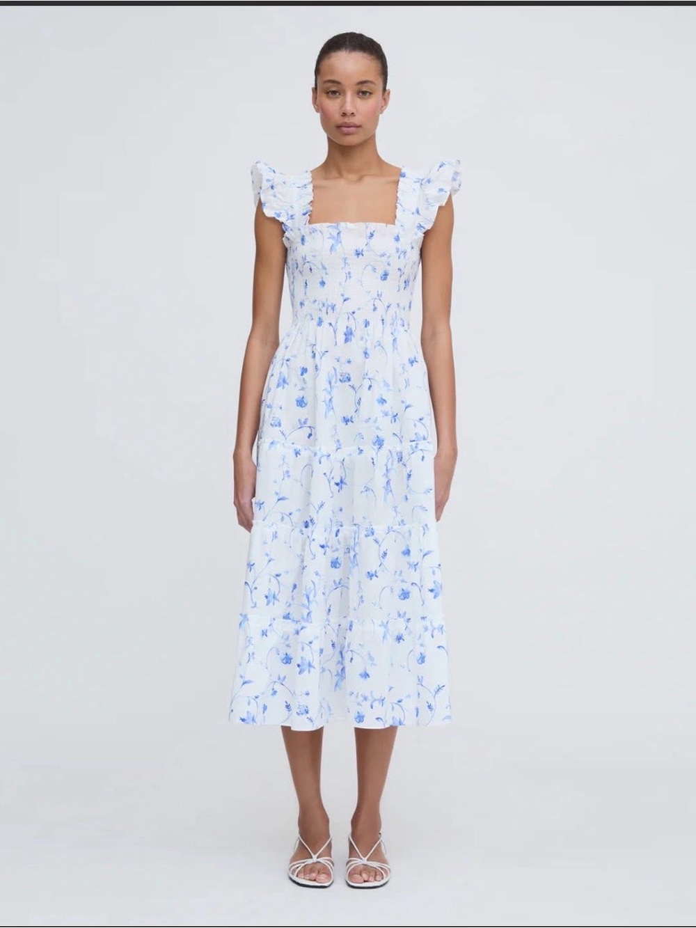 Hill House Ellie Nap Dress | Blue Botanical | Medium